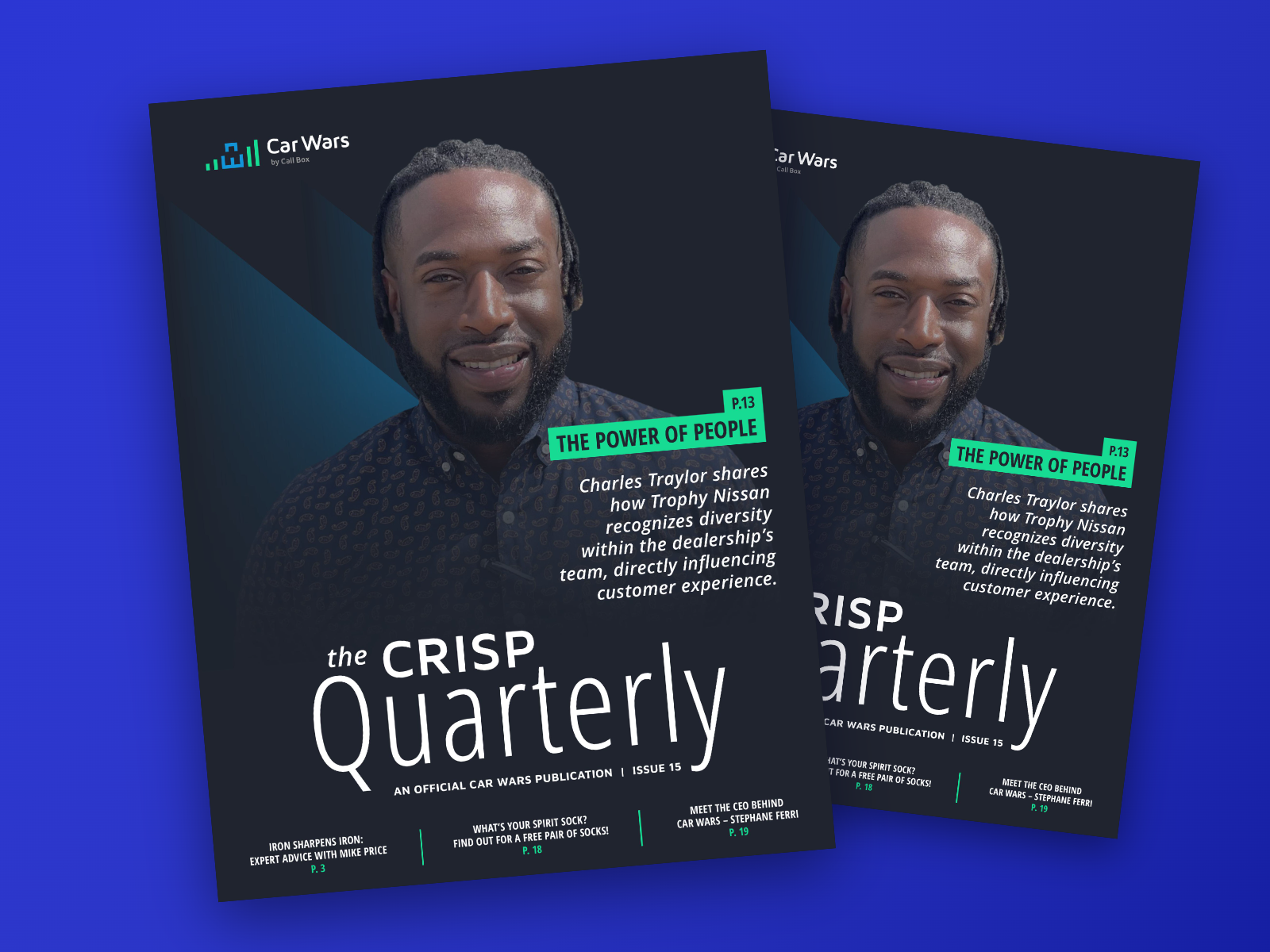 the Crisp Quarterly magazine covers for Car Wars